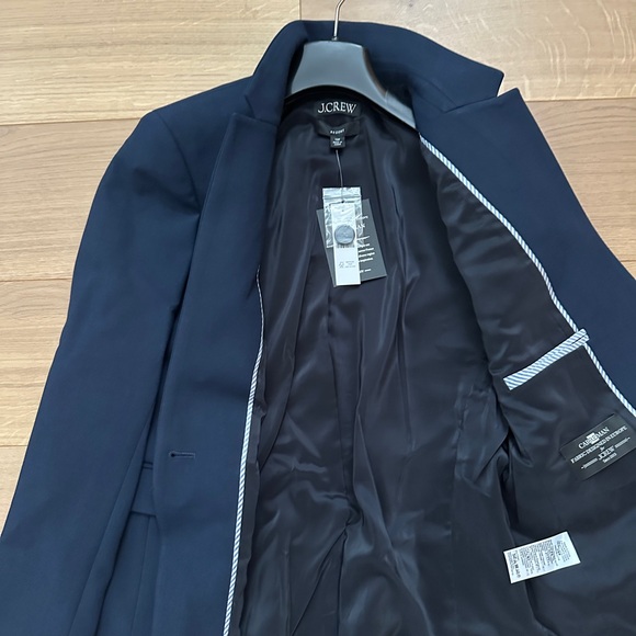J. Crew Petite Regent Blue Blazer in Four Season Stretch - Picture 3 of 4